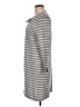 Peach Stripes Gray Casual Dress Size M - photo 5