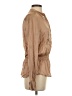 Bebe 100% Silk Tan Long Sleeve Silk Top Size XS - photo 4