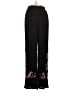 Curations 100% Viscose Floral Black Casual Pants Size S - photo 1