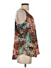 Olive and Oak 100% Polyester Teal Sleeveless Blouse Size S - photo 4