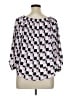 Cato 100% Polyester Purple 3/4 Sleeve Blouse Size XL - photo 2
