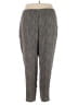Eileen Fisher 100% Silk Chevron-herringbone Gray Silk Pants Size 3X - photo 2