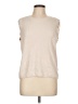 1.State 100% Polyester Ivory Sleeveless T-Shirt Size L - photo 1
