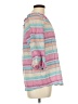 Westbound Stripes Pink 3/4 Sleeve Blouse Size L - photo 4