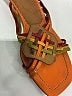 Prada Tropical Orange Kitten heel sandals Size EU 36 1/2 - photo 8