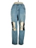 Shein Color Block Blue Jeans Size 1X - photo 1