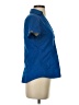 Express Blue Short Sleeve Blouse Size XS - photo 4