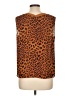 Worthington 100% Polyester Brown Sleeveless Top Size L - photo 2