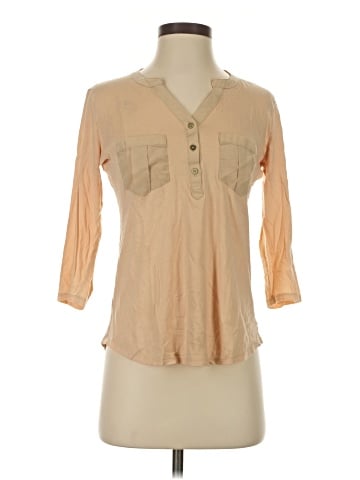 Ann Taylor Factory 3/4 Sleeve T-Shirt (view 1)