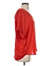 Alya Red Short Sleeve Blouse Size S - photo 4