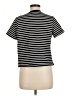 Mod Ref 100% Cotton Stripes Black Short Sleeve Turtleneck Size M - photo 2