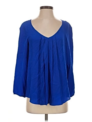 Amanda Uprichard 3/4 Sleeve Silk Top (view 1)
