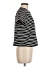 Mod Ref 100% Cotton Stripes Black Short Sleeve Turtleneck Size M - photo 4