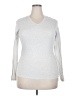 Active Basic Silver Long Sleeve Top Size XXL - photo 1