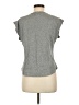 LNA 100% Cotton Gray Short Sleeve Top Size M - photo 2