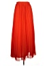 ASOS 100% Polyester Orange Formal Skirt Size 6 - photo 1
