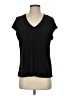 Halogen Black Short Sleeve Top Size S - photo 1