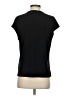 Halogen Black Short Sleeve Top Size S - photo 2