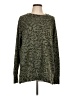 The Limited Animal Print Green Pullover Sweater Size L - photo 1