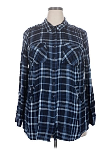 Style&Co Long Sleeve Button-Down Shirt (view 1)