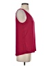 Cleo 100% Polyester Burgundy Sleeveless Top Size XS - photo 4