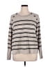 Liz Claiborne Stripes Gray Pullover Sweater Size XXL - photo 1