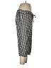 Per Se Checkered-gingham Black Casual Pants Size L - photo 4