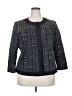 Tahari Tweed Blue Jacket Size 18 - photo 1