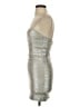 Herve Leger Metallic Silver Cocktail Dress Size XS - photo 5