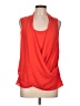 Bar III 100% Polyester Red Sleeveless Blouse Size L - photo 1