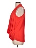 Bar III 100% Polyester Red Sleeveless Blouse Size L - photo 5