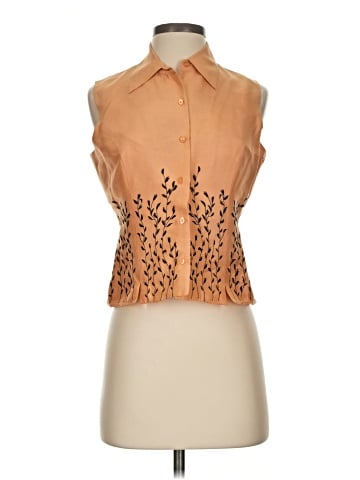 ICE Sleeveless Button-Down Shirt (view 1)