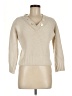 Elie Tahari Tan Ivory Wool Pullover Sweater Size M - photo 1