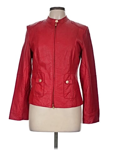A LINE ANNE KLEIN Leather Jacket (view 1)
