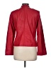 A LINE ANNE KLEIN 100% Leather Red Leather Jacket Size M - photo 2