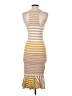 Bebe Stripes Tan Casual Dress Size S - photo 2