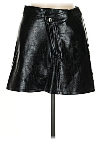 Torn by Ronny Kobo Faux Leather Skirt (view 1)