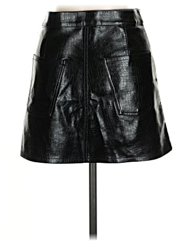 Torn by Ronny Kobo Faux Leather Skirt (view 2)