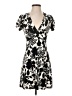 Twenty One 100% Polyester Print Black Casual Dress Size S - photo 1