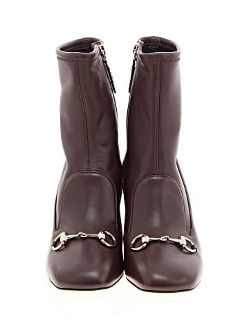 Gucci Leather Horsebit Ankle Boots (view 2)