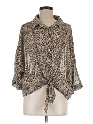 Umgee 3/4 Sleeve Blouse (view 1)