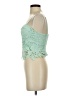 Say What? 100% Polyester Green Sleeveless Top Size S - photo 5
