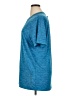 Hurley Blue Short Sleeve Top Size XL - photo 5