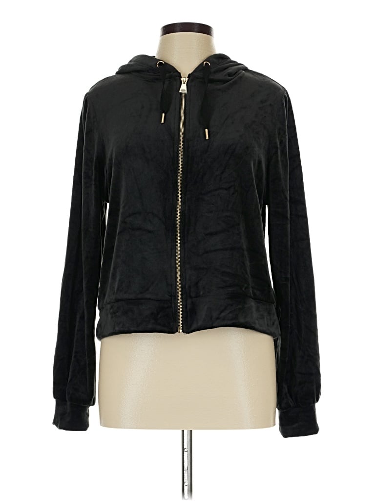 Pre-owned Industry Zip Up Hoodie In Black