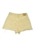 Pull&Bear Yellow Denim Shorts Size 6 - photo 2