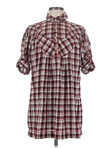 Max Studio 3/4 Sleeve Button-Down Shirt (view 1)