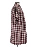 Max Studio Plaid Red 3/4 Sleeve Button-Down Shirt Size M - photo 4