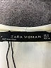 Zara 100% Polyester White Casual Dress Size M - photo 4