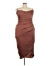 Floerns 100% Polyester Brown Cocktail Dress Size 3X - photo 1