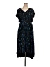 Apt. 9 Print Blue Casual Dress Size XL (petite) - photo 1